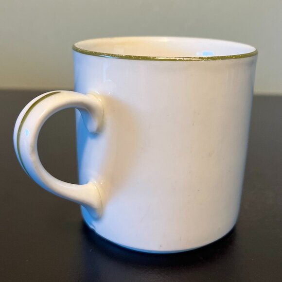 Vintage J.W.K. Bavaria, Germany Porcelain Cup  ~ Yellow & Purple Tulips ~ Floral - Picture 4 of 11